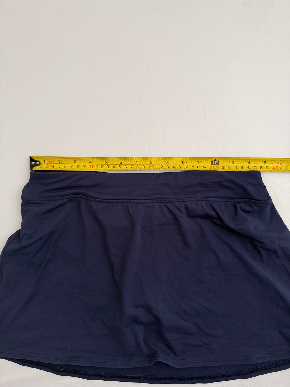 Lands End Deep Sea Navy Blue skirt swim bottom 8 - Picture 3 of 7